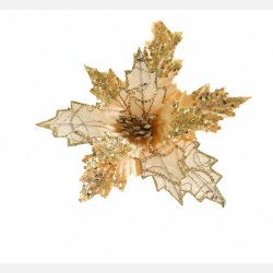 Dekorasjonsblomst Gull