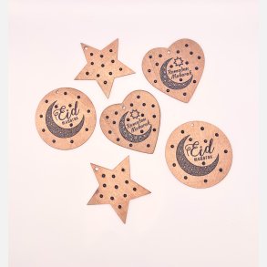 Eid Mubarak - Dekrasjon i tre Gull